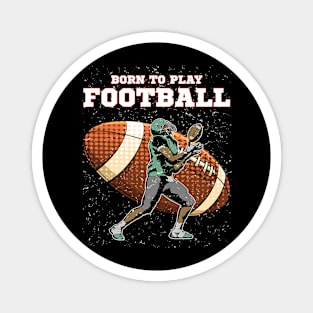 Football Player Athlete Sportsman Magnet